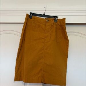 Maeve Golden Button-Front Skirt